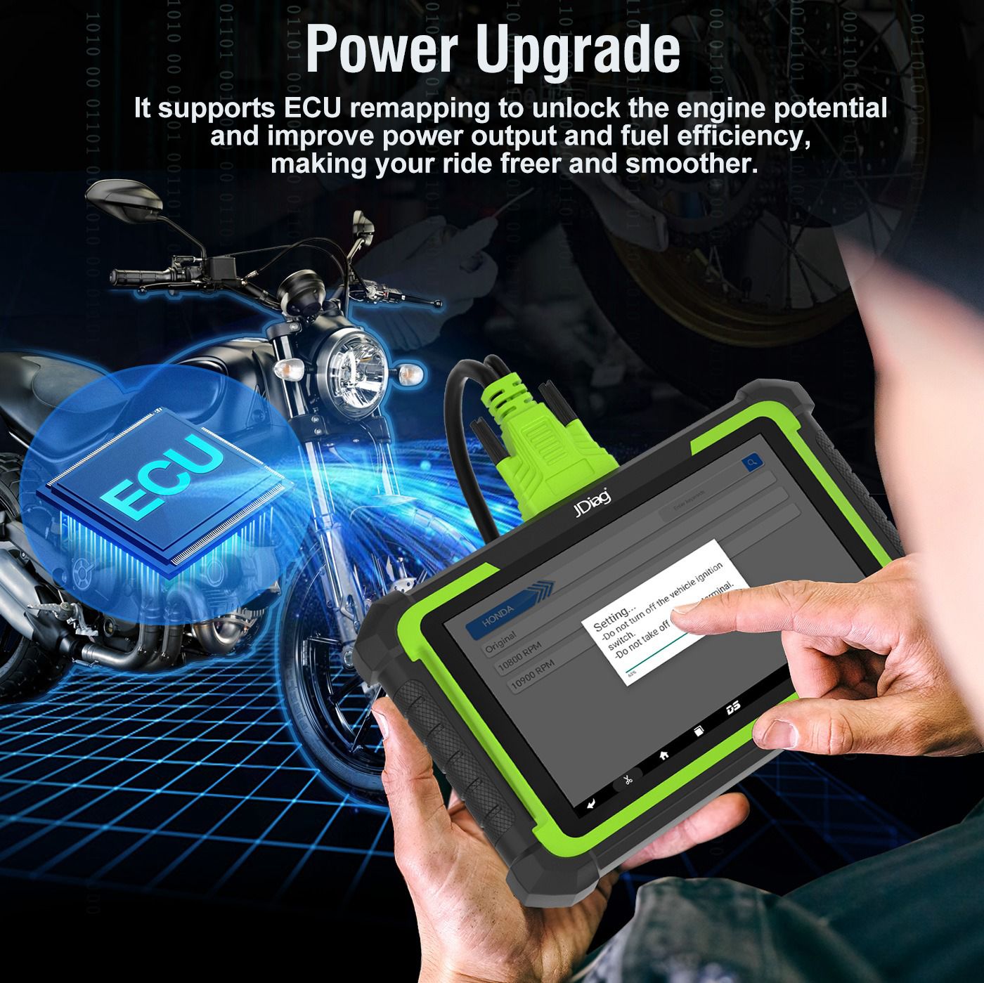 Scanner Moto JDiag Motosys M400 PRO FULL - Image 6