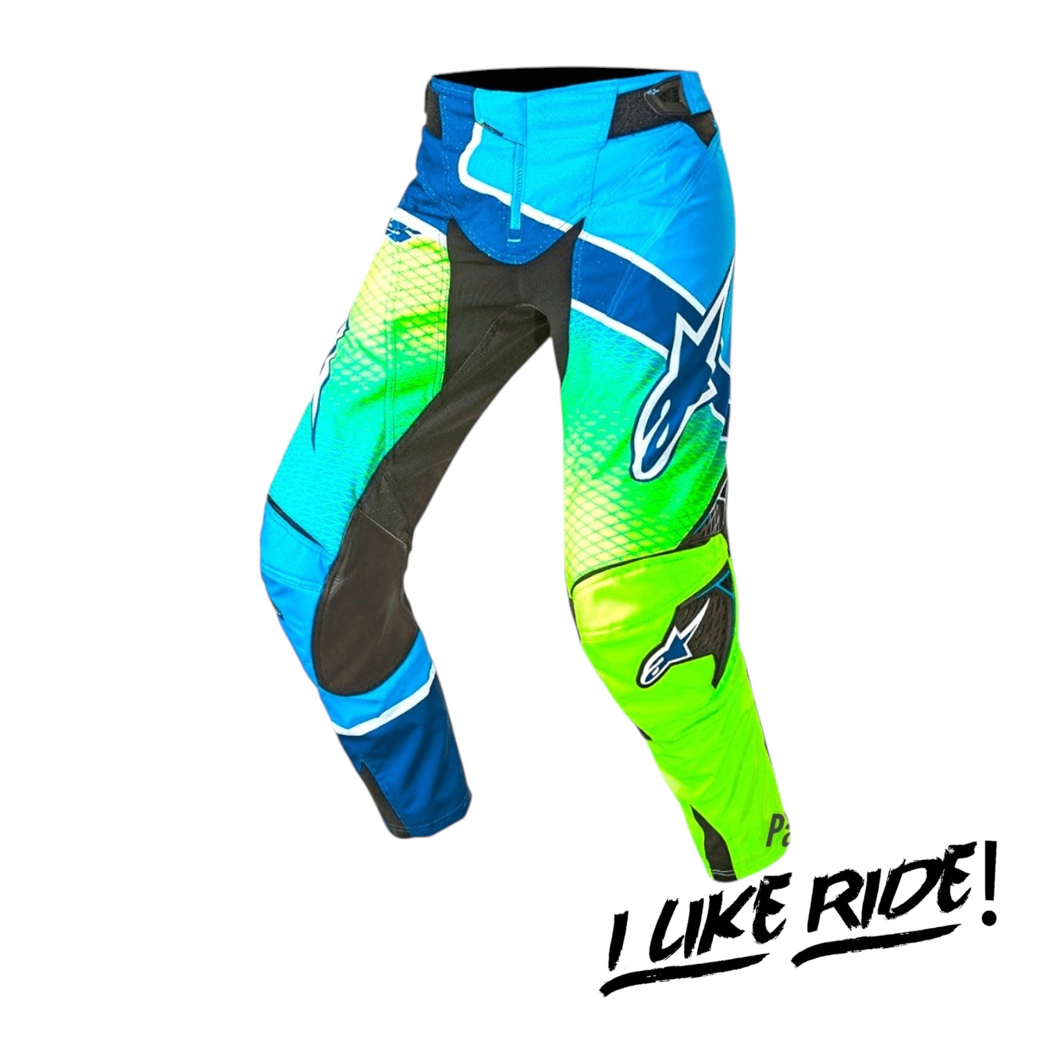 Pantalón Alpinestar Techstar Venom 17 Amarillo / Azul