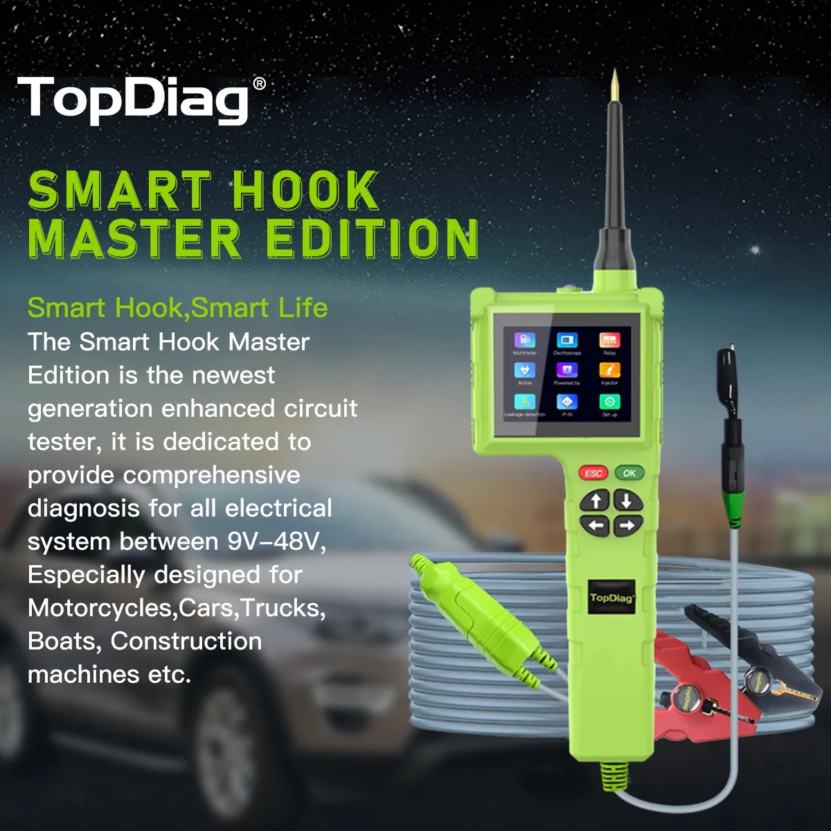 Probador de circuitos TopDiag P200PRO Master Edition JDIAG - Image 3